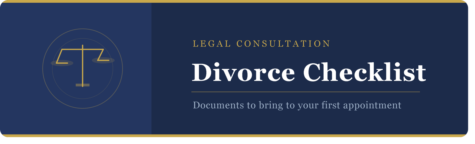 Divorce checklist